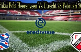 Prediksi Bola Heerenveen Vs Utrecht 28 Februari 2022