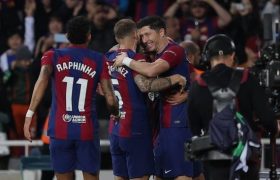 Lewandowski Buka Puasa Gol Dan Membawa Barcelona Menang
