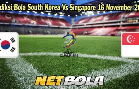 Prediksi Bola South Korea Vs Singapore 16 November 2023