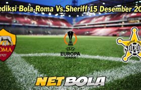 Prediksi Bola Roma Vs Sheriff 15 Desember 2023